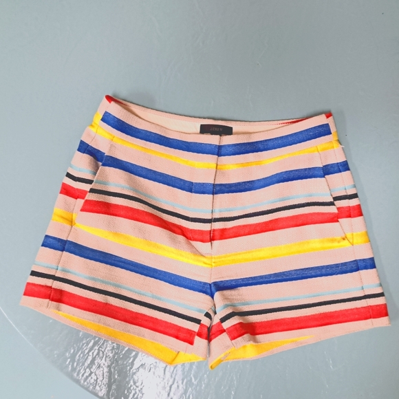 J. Crew Pants - J Crew Jacquard Striped Shorts